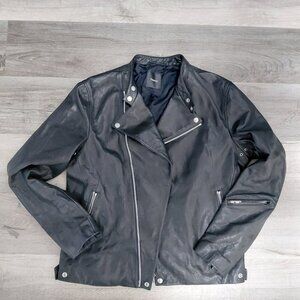 Men's Genuine Leather Theory Jacket